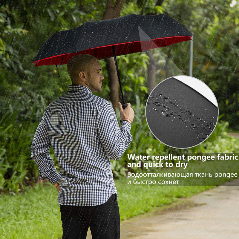 Kalsten | StormShield Automatic Umbrella – Windproof Storm Umbrella with Reversed Closing Mechanism