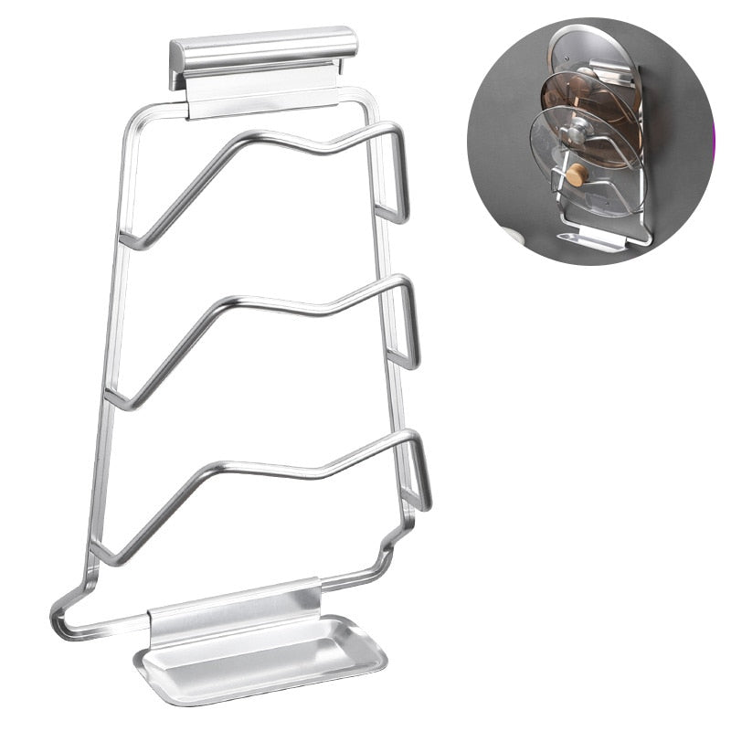 Kalsten | Wall-Mounted Extreme Pot Lid Holder Rack