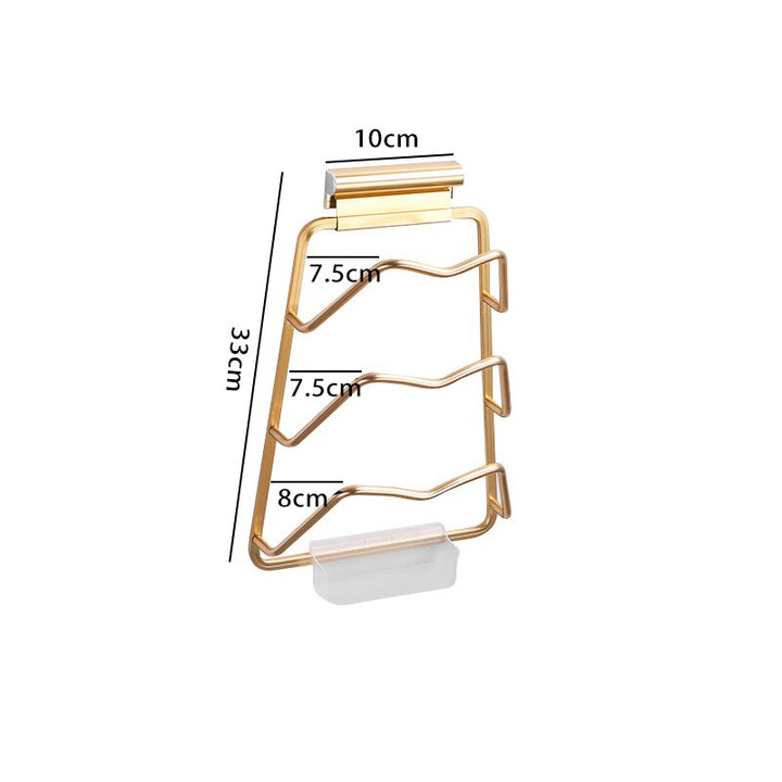 Kalsten | Wall-Mounted Extreme Pot Lid Holder Rack