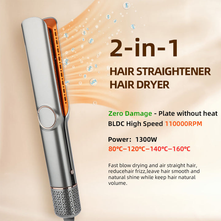 2-in-1 Hair Dryer & Straightener