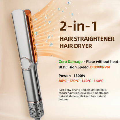 2-in-1 Hair Dryer & Straightener