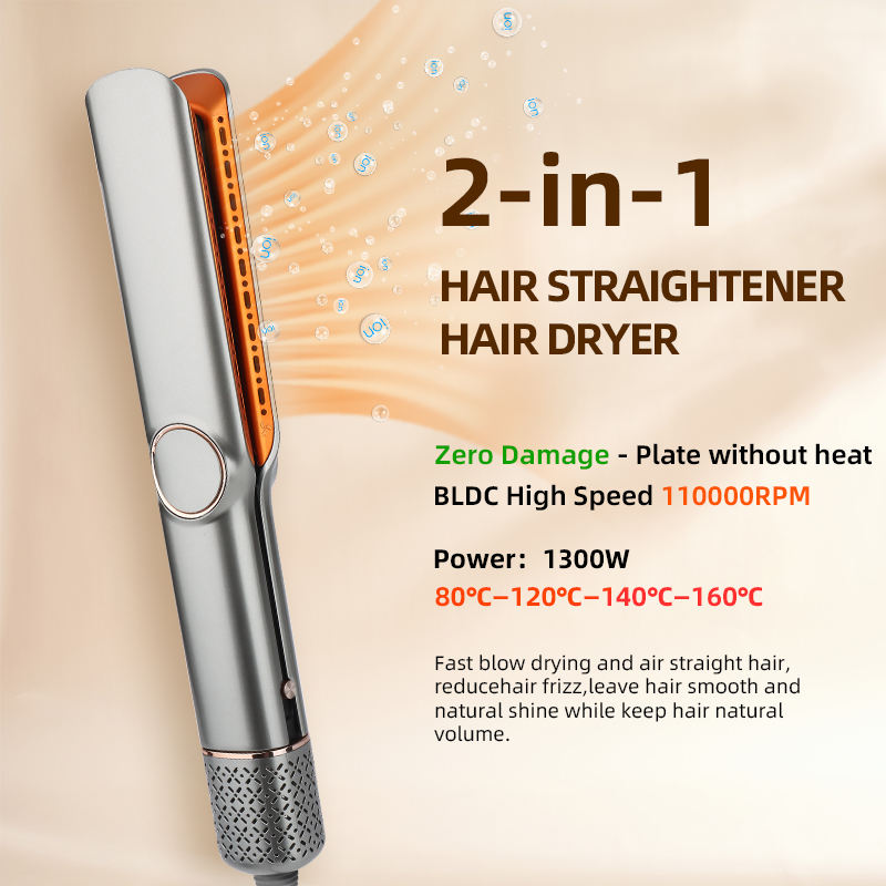 Kalsten | 2-in-1 Hair Dryer & Straightener for Effortless Styling