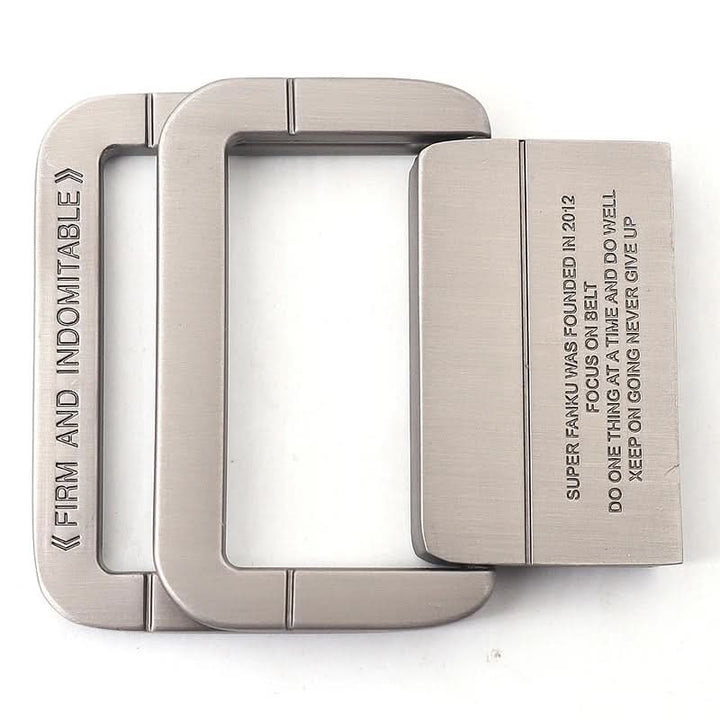 Kalsten | Unisex Canvas Belt – Double Metal Ring Buckle, Adjustable