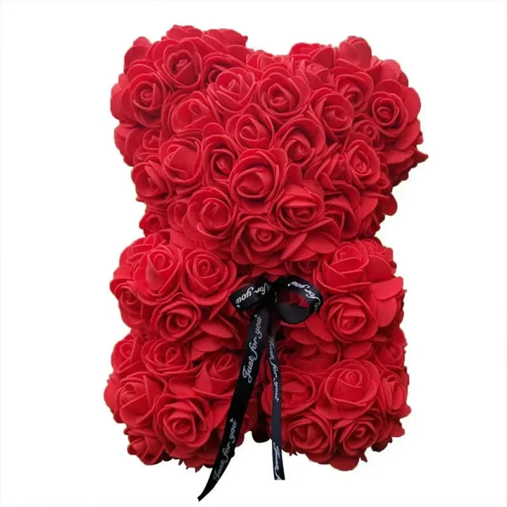 Kalsten | Rose Teddy Bear with Handmade Foam Roses – 40cm