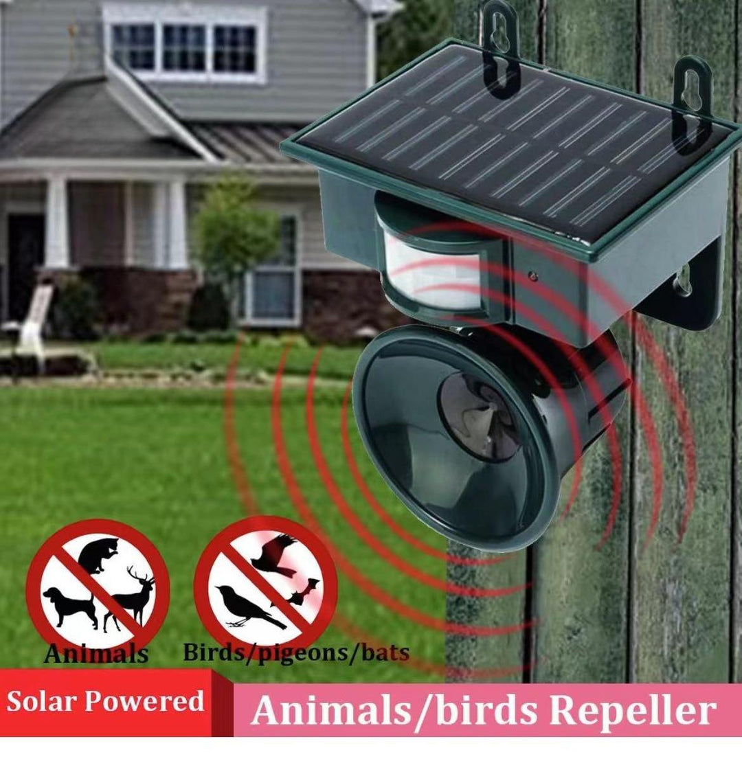 Kalsten | TerraGuard – Weatherproof Solar Bird Repeller with PIR Motion Sensor & Natural Sound Deterrent