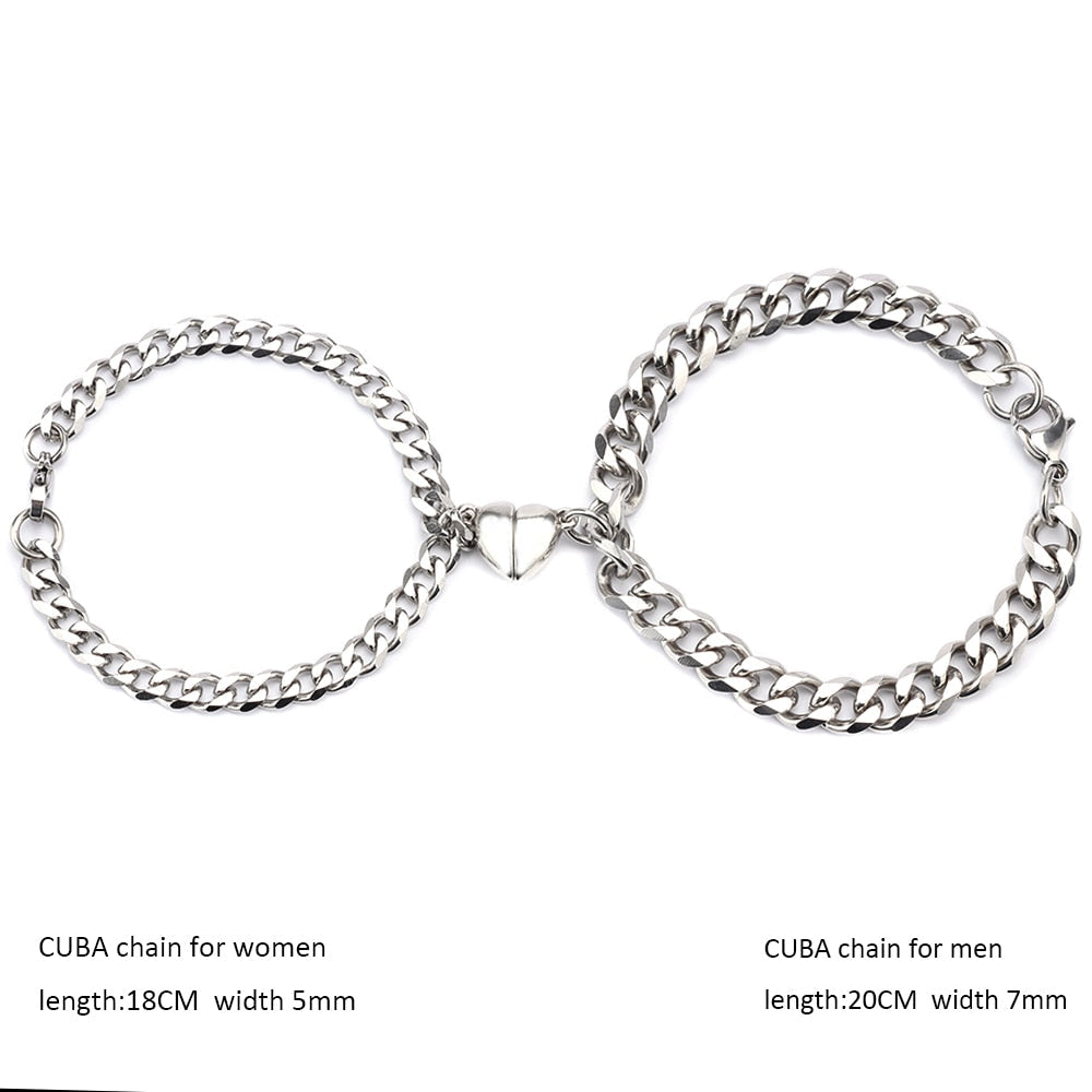 Kalsten | Heart-Shaped Magnet Couples Bracelet