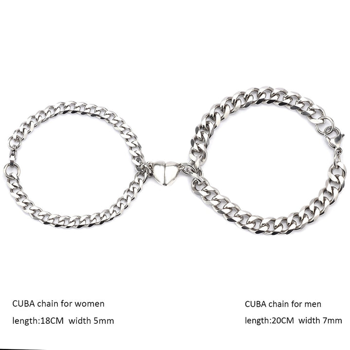 Kalsten | Heart-Shaped Magnet Couples Bracelet