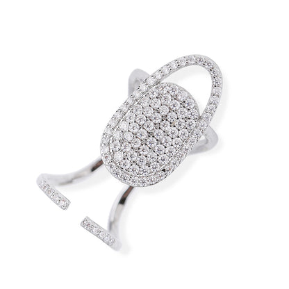 BowLift | Sleek Line Gothic Metal Thin Nail Rings