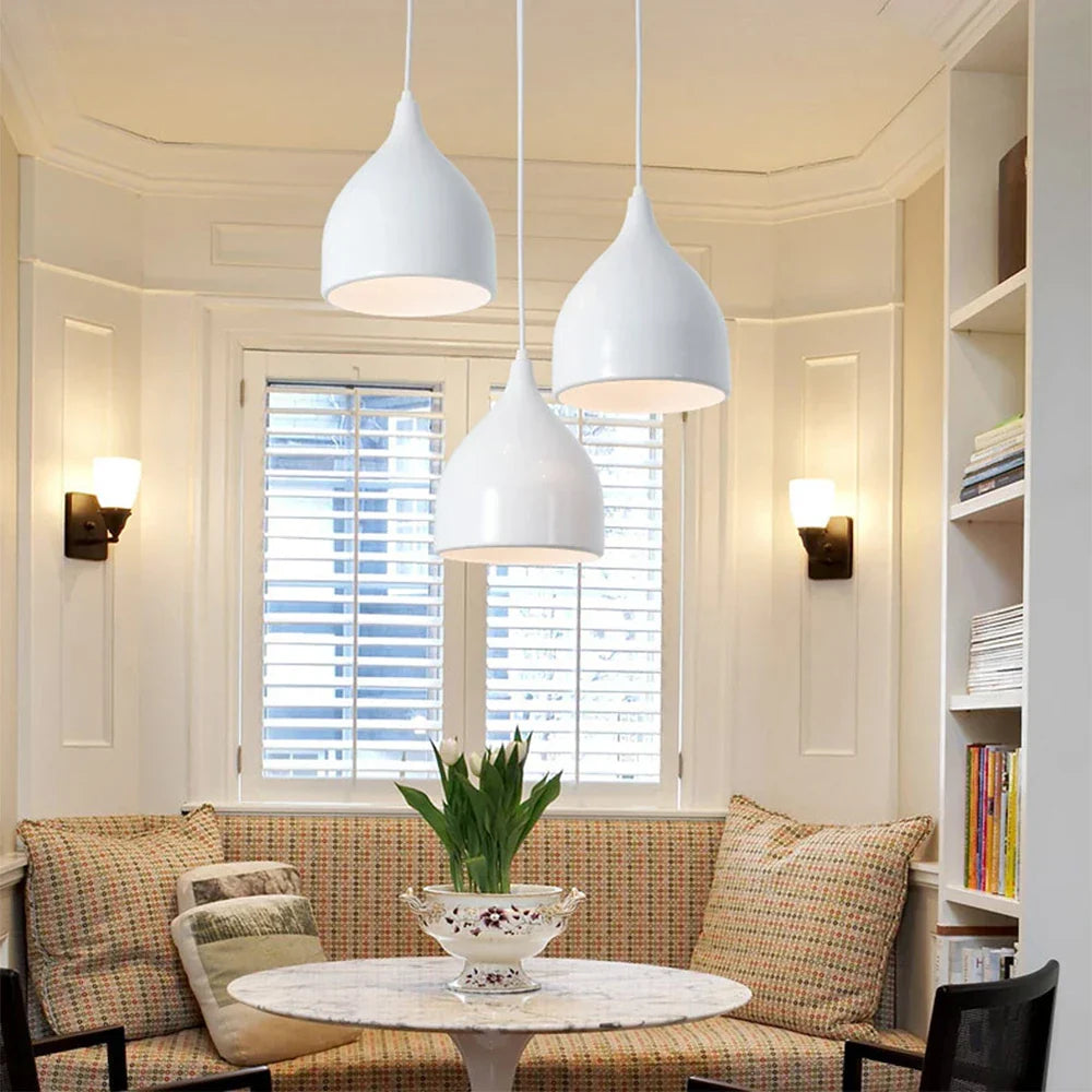 Nordic Minimalist Ceiling Chandelier – E27 LED Pendant Light, Adjustable Hanging Lamp for Kitchen, Dining, and Living Room – Modern Home Decor | Kalsten