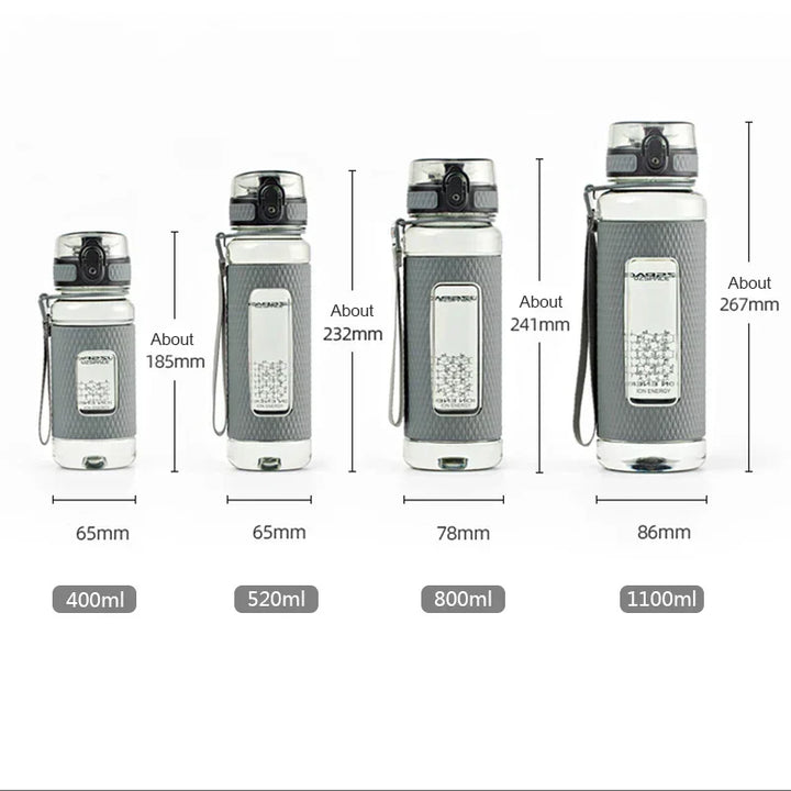 Kalsten | UZSPACE Sport Water Bottles, BPA-free, portable, impact-resistant, leak-proof, large capacity, fitness water kettle, Tritan plastic drinking bottle
