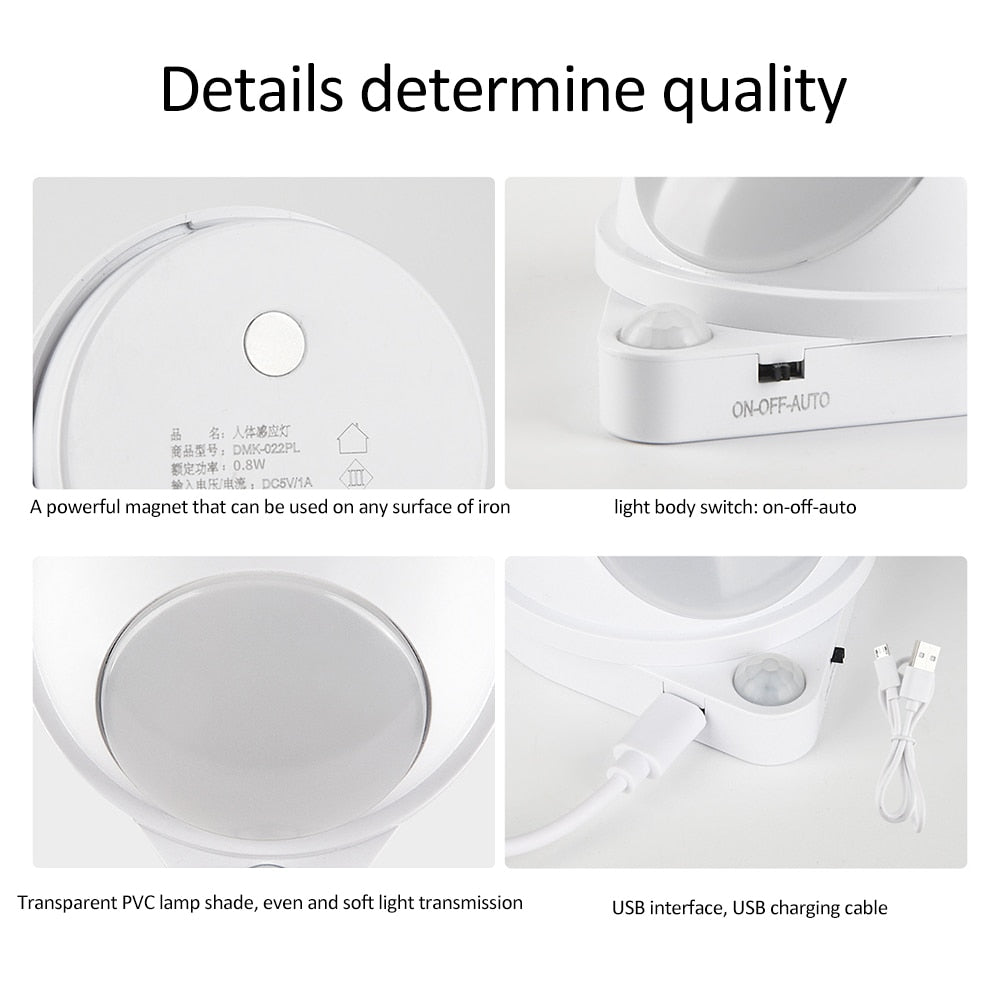 360 Rotating Water Drop Magnetic Night Lamp | Kalsten