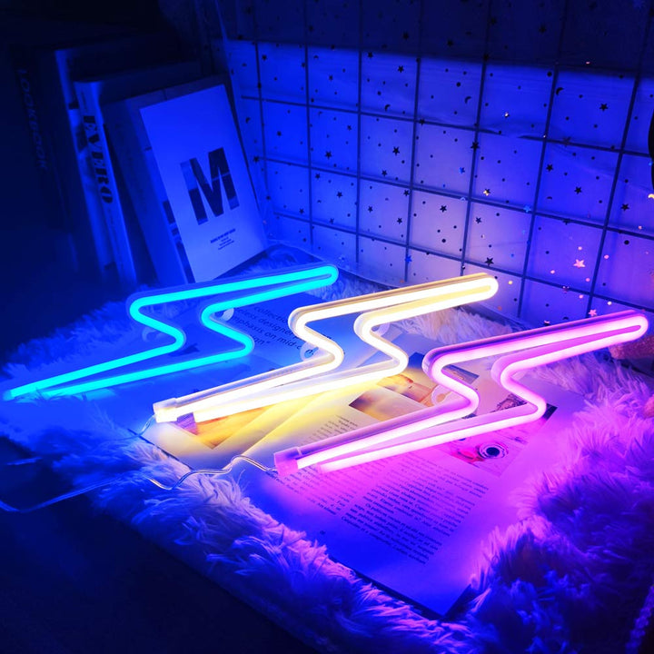 Led Lightning Neon Sign Wall Decor | Kalsten