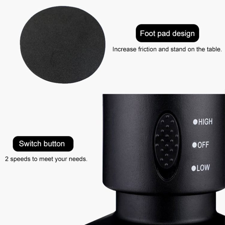 Tower Type USB Electric Fan Leafless Air-conditioning Fan(Black) | Kalsten