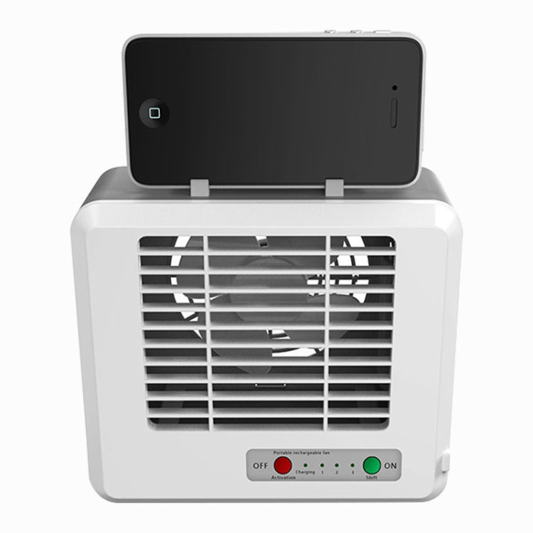 Portable Mini Silent Household Energy Saving Desktop Air Conditioner Fan Electric Air Cooler(White) | Kalsten
