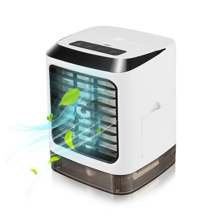 Mini Desktop Cooling Fan Humidifier Air Conditioning Fan Moisturizing Spray Fan(White) | Kalsten