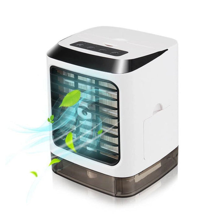 Mini Desktop Cooling Fan Humidifier Air Conditioning Fan Moisturizing Spray Fan(White) | Kalsten
