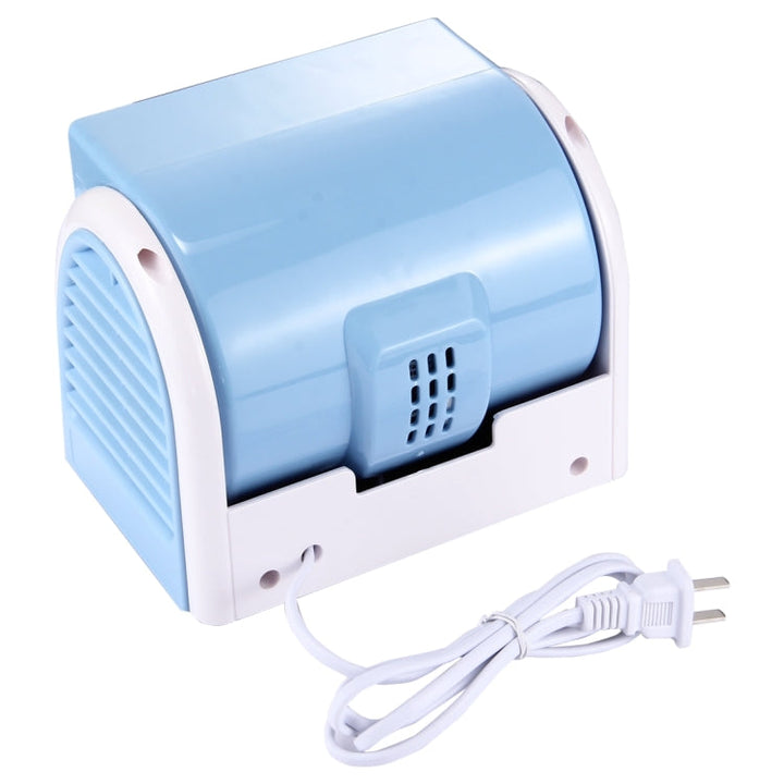30W Turbine No Blade Mini Desktop Mute Fan for Dormitory / Bedroom / Living Room / Office, 3 Kinds Speed Modes, AC 220V(Blue) | Kalsten