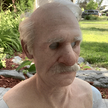 Realistic Old Man Mask – Halloween and Cosplay Latex Mask with movable mouth | Karnz
