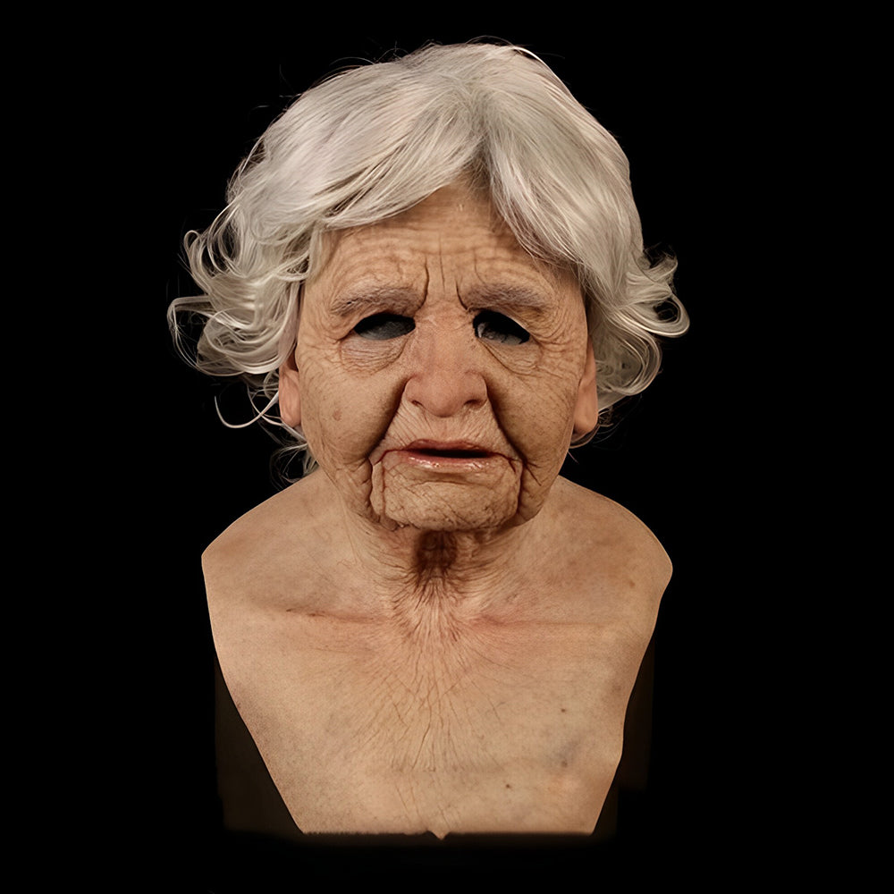 Realistic Old Man Mask – Halloween and Cosplay Latex Mask with movable mouth | Karnz