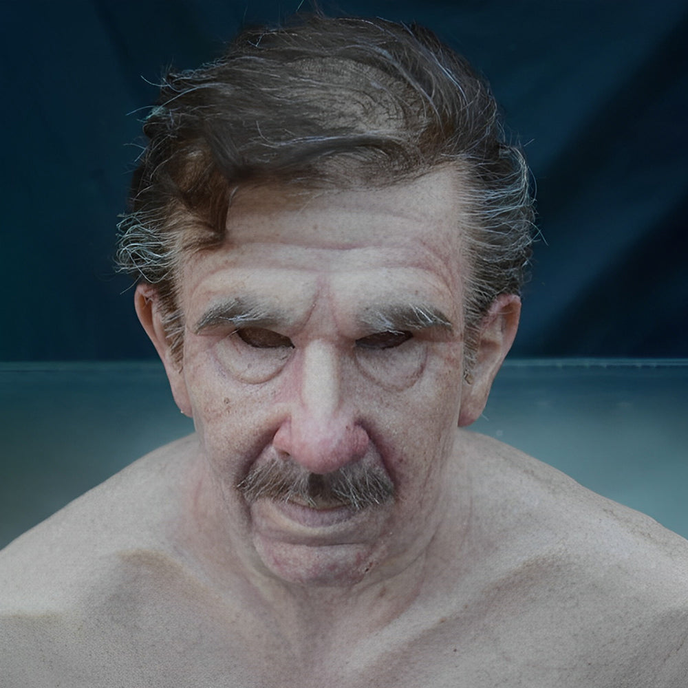 Realistic Old Man Mask – Halloween and Cosplay Latex Mask with movable mouth | Karnz