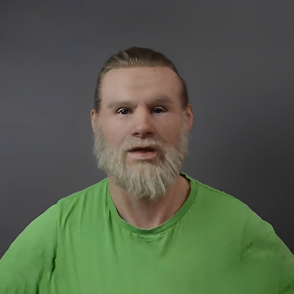 Realistic Old Man Mask – Halloween and Cosplay Latex Mask with movable mouth | Karnz