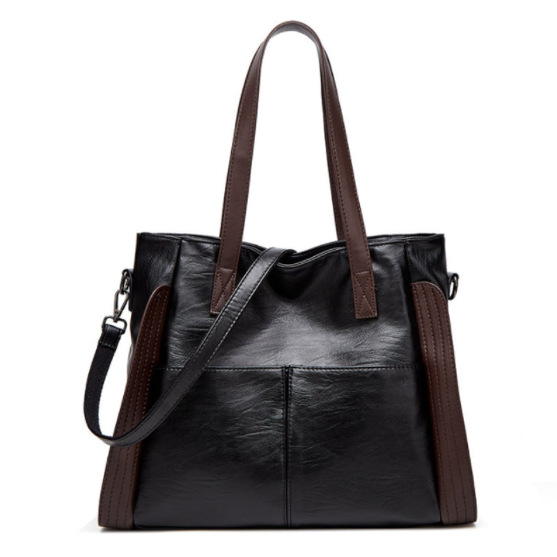 Women's tote bag made of soft leather with large capacity | Kalsten