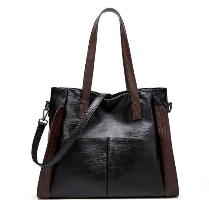 Women's tote bag made of soft leather with large capacity | Kalsten