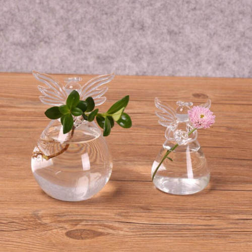 Kalsten | Angel Time Transparent Glass Vase