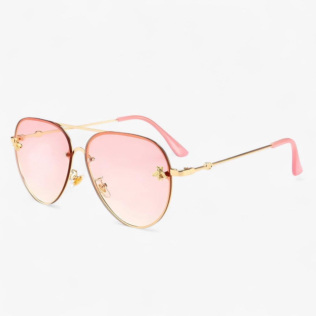 Vintage Pilot Sunglasses with Bee Detail – Halcyon | Kalsten