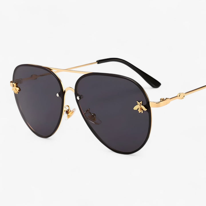 Vintage Pilot Sunglasses with Bee Detail – Halcyon | Kalsten