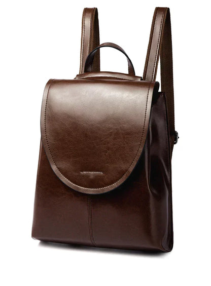 Skanto | LuxeLeather – Trendy Leather Backpack for Women | Stylish, Versatile, and Sustainable Design