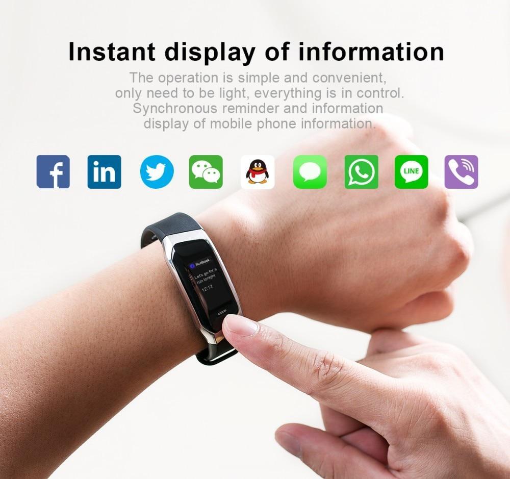 Kalsten | Fitband Smart Watch Waterproof Blood Pressure Oxygen Heart Rate Monitor Sport Bracelet