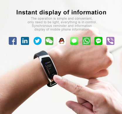 Kalsten | Fitband Smart Watch Waterproof Blood Pressure Oxygen Heart Rate Monitor Sport Bracelet