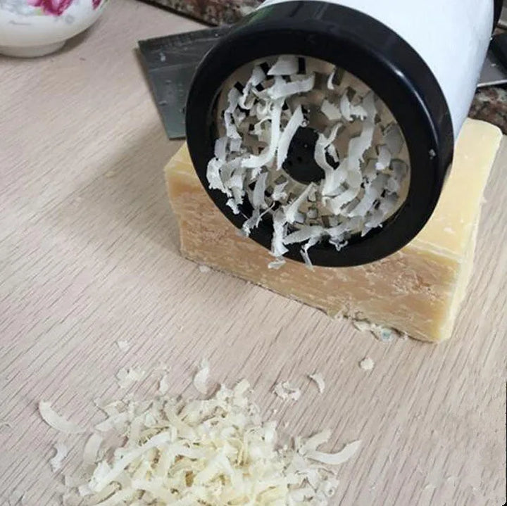 Kalsten | Stainless Steel Cheese Grater GRATEVO DuoCut | Including 2 Cutting Inserts | Robust Cheese Slicer & Vegetable Grater