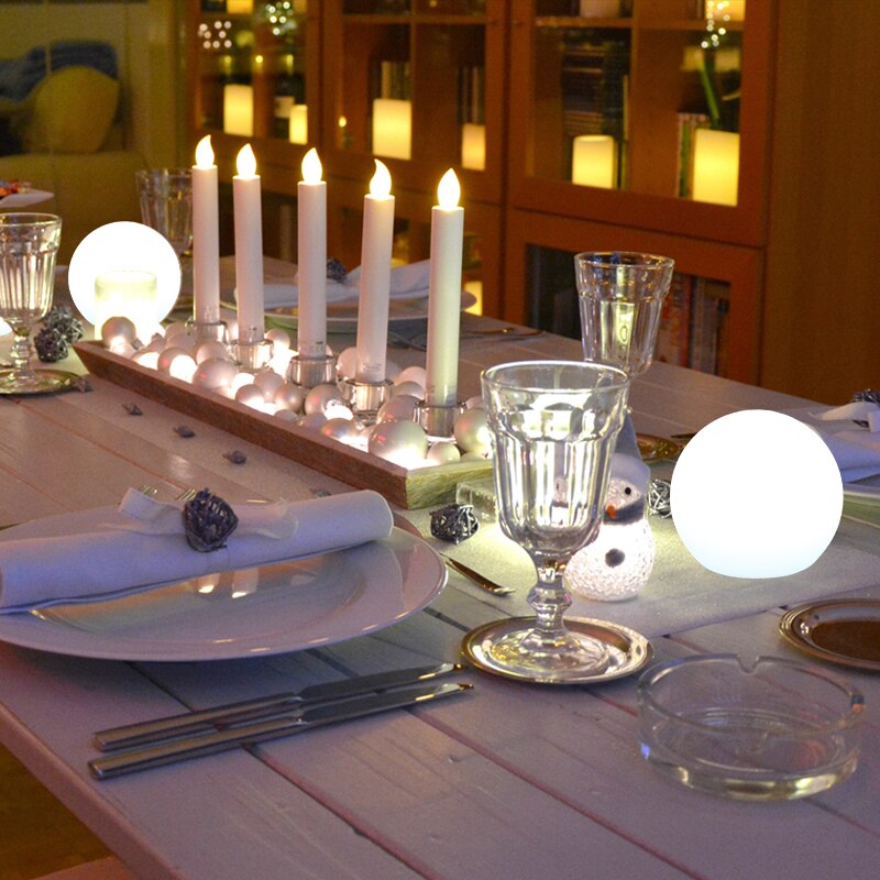 Moon LED Table Lamp – Indoor & Outdoor, Battery Powered