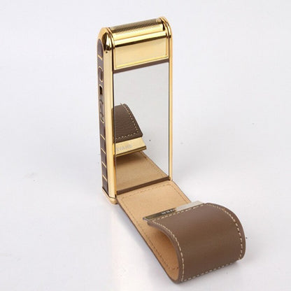 Skanto | Retro Leather Travel Electric Shaver