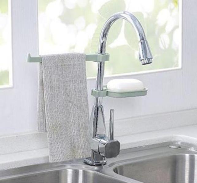 Sink Clip - Towel Rack & Soap Dish Attachment | Kalsten