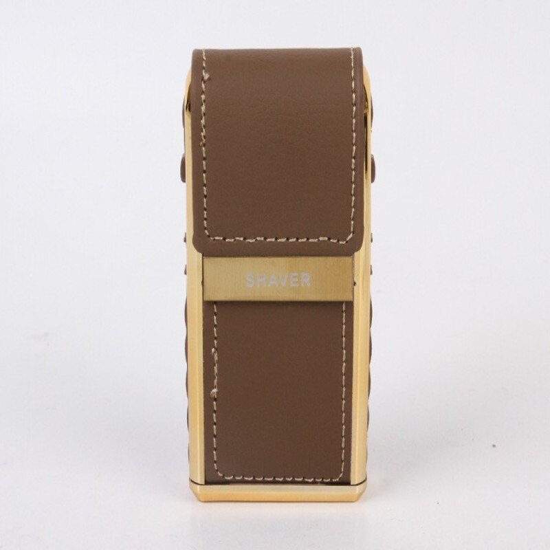 Skanto | Retro Leather Travel Electric Shaver