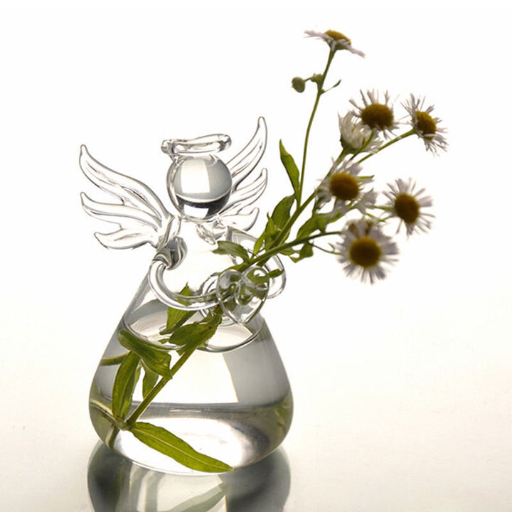 Kalsten | Angel Time Transparent Glass Vase
