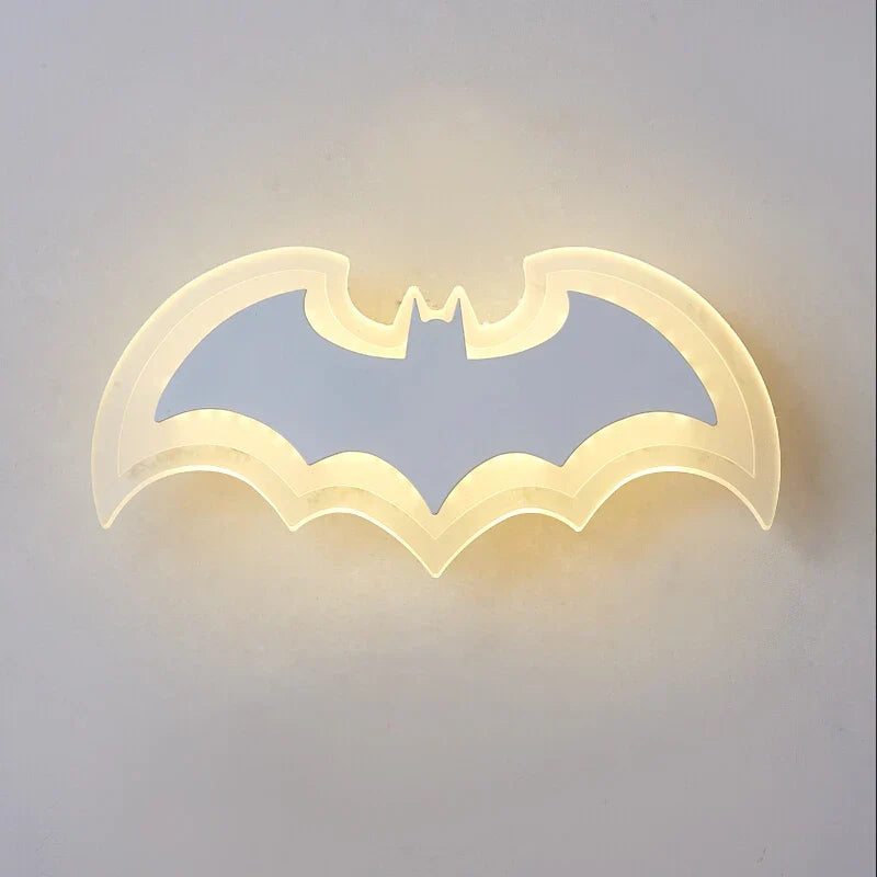 Creative Bat Acrylic Wall Lamp for Children's Room | Kalsten