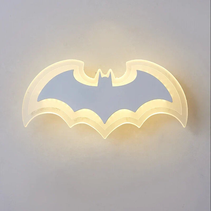 Creative Bat Acrylic Wall Lamp for Children's Room | Kalsten