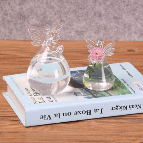 Kalsten | Angel Time Transparent Glass Vase