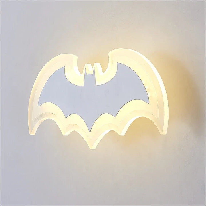 Creative Bat Acrylic Wall Lamp for Children's Room | Kalsten