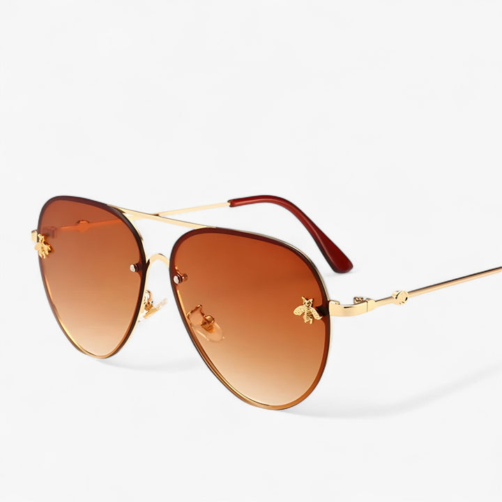 Vintage Pilot Sunglasses with Bee Detail – Halcyon | Kalsten