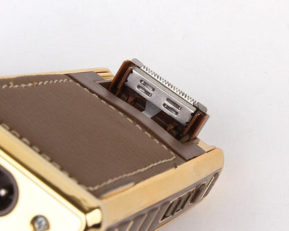 Skanto | Retro Leather Travel Electric Shaver
