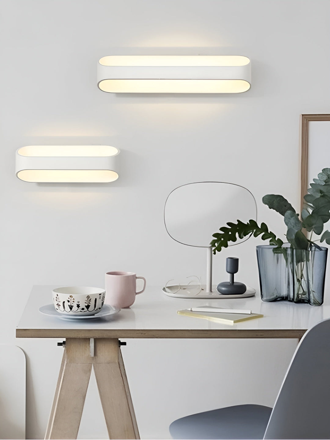 Wall lamp with warm light – modern LED lighting | ideal for living room & bedroom | Kalsten