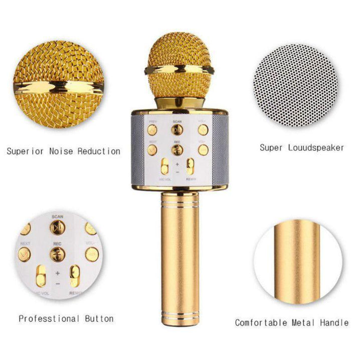 Kalsten | Wireless Magic Karaoke Microphone – Bluetooth Karaoke Microphone