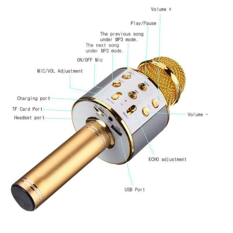Kalsten | Wireless Magic Karaoke Microphone – Bluetooth Karaoke Microphone