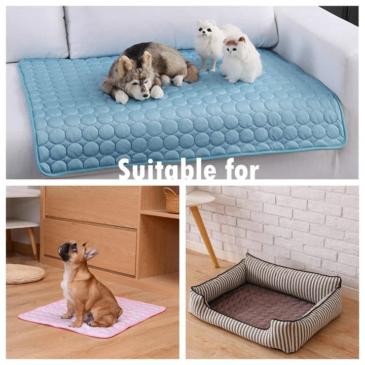 Summer Cooling Dog Mat: Breathable Pad for Dogs and Cats - Washable Pet Bed Blanket for Small, Medium, and Large Dogs, Ideal for Cars | Kalsten