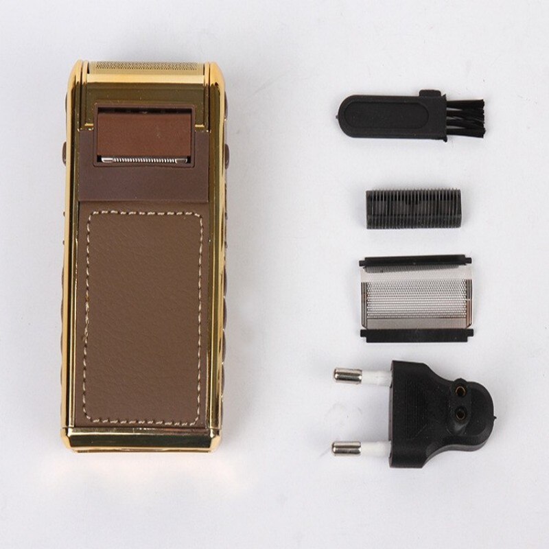 Skanto | Retro Leather Travel Electric Shaver